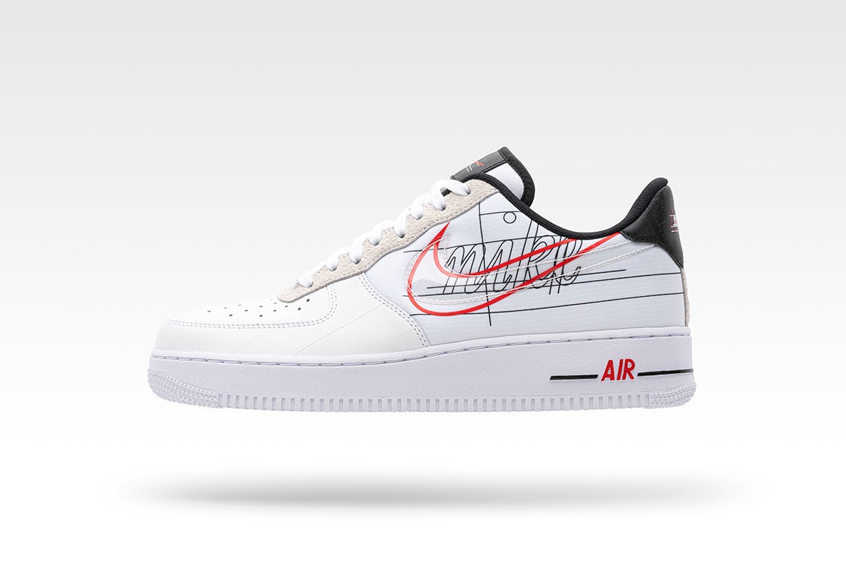 Evolution of the swoosh air force 1 clearance